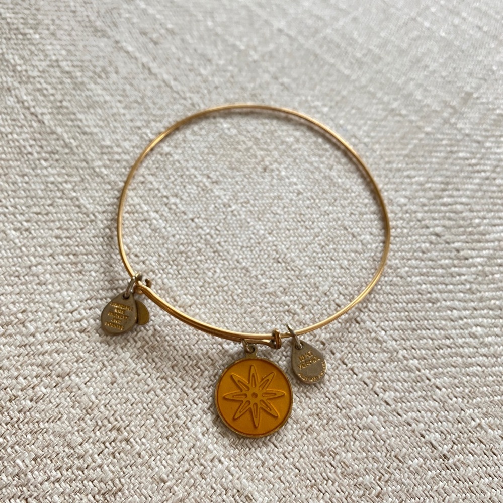 Alex and Ani Gold Star Venus Expandable Bangle